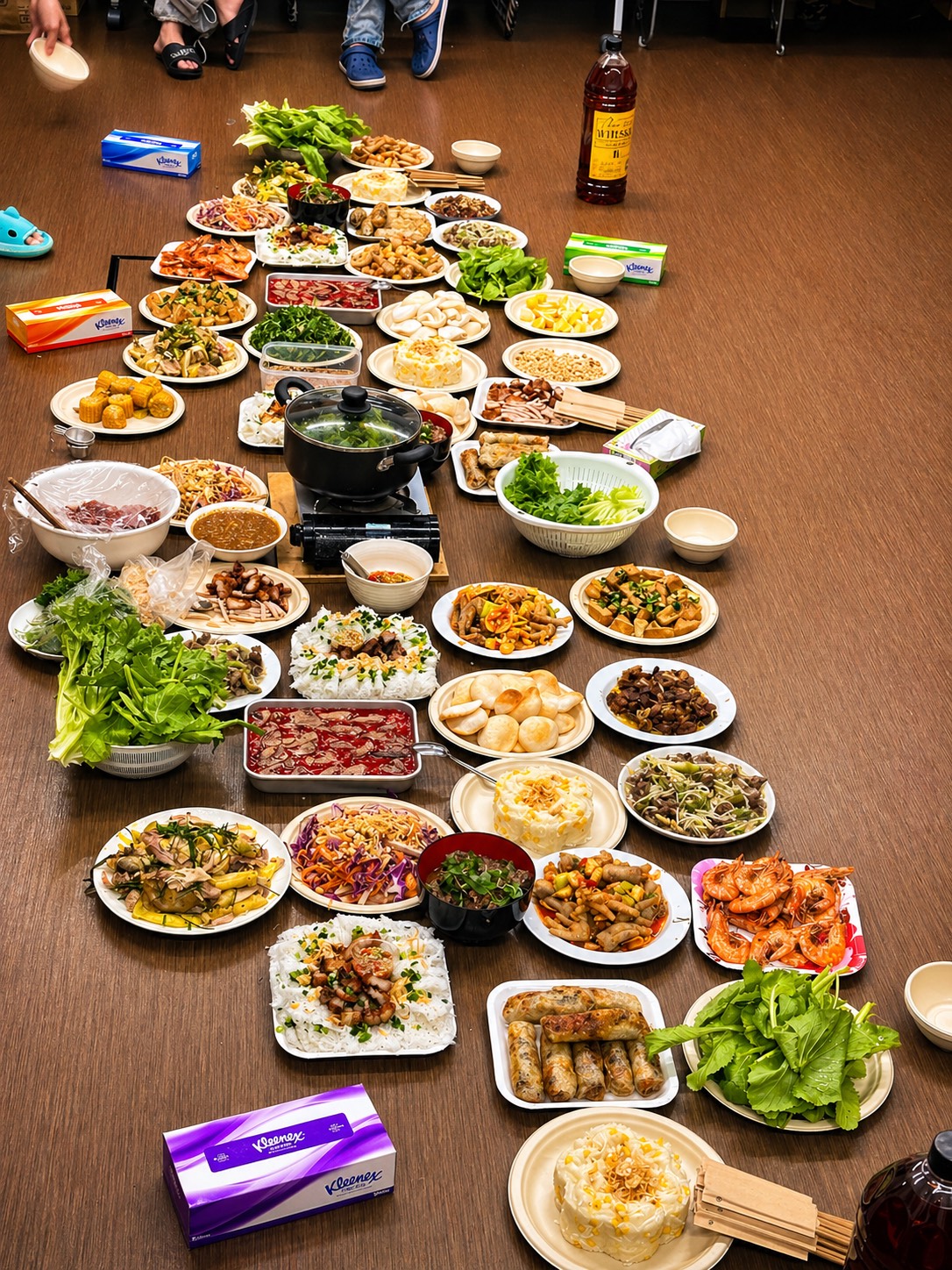 週末にみんなでご飯