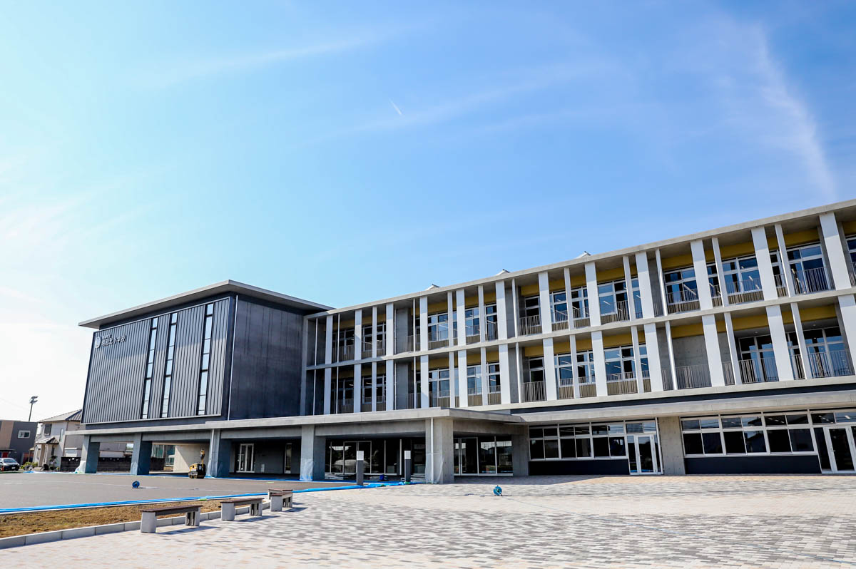 明和町立明和北小学校・明和北放課後児童クラブ・ささふえこども園 様 新築工事